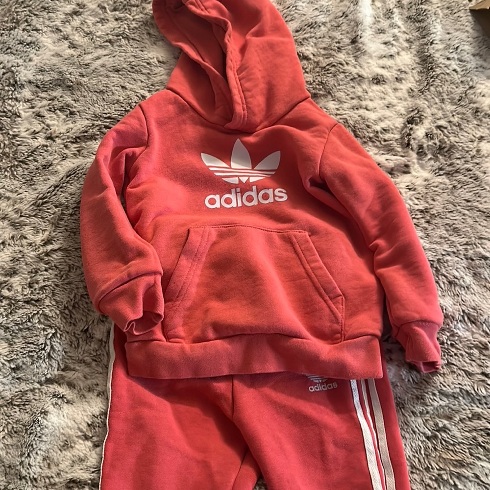 Two piece Adidas sweatsuit